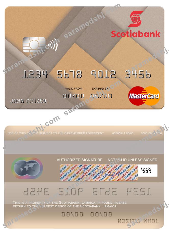 Jamaica Scotiabank mastercard